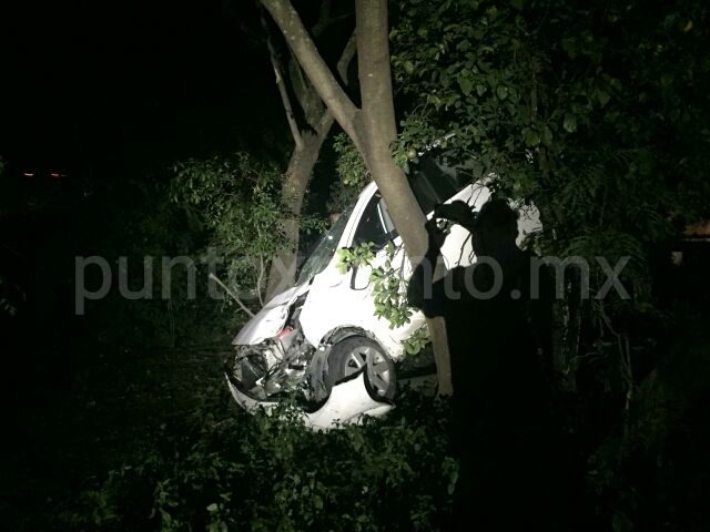 TRES LESIONADOS EN APARATOSO ACCIDENTE EN ALLENDE.