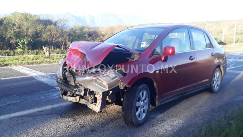 CHOQUE EN CARRETERA NACIONAL EN MMORELOS, REPORTAN LESIONADOS.