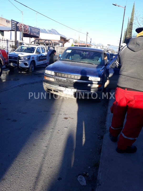 CHOQUE TIPO ESTRELLAMIENTO Y ATROPELLO EN ALLENDE, REPORTAN UN LESIONADO