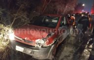 CHOQUE POR ALCANCE EN CARRETERA NACIONAL REPORTAN LESIONADOS.