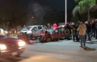 CHOQUE EN AVENIDA DE MMORELOS, REPORTAN PERSONAS LESIONADAS Y UN PRENSADO.