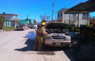 MOVILIZACION EN COLONIA BURÓCRATAS EN MMORELOS POR INCENDIO EN VEHÍCULO.