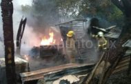 INCENDIO EN RANCHO ESCONDIDO GENERA MOVILIZACIÓN DE PROTECCIÓN CIVIL Y BOMBEROS DE MMORELOS.