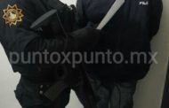 DETIENE FUERZA CIVIL A TRES CON ARMA DE FUEGO Y DROGA.