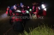 BUZOS BOMBEROS NUEVO LEÓN SACA CUERPO EN RIO LA LAJA EN CHINA DE JÓVEN QUE MURIÓ AHOGADO.