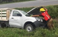 ACCIDENTE VIAL EN CARRETERA NACIONAL EN MONTEMORELOS, REPORTAN SOLO DAÑOS.