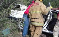 VOLCADURA EN CARRETERA NACIONAL EN HUALAHUISES, REPORTAN HERIDOS ALGUNOS GRAVES.