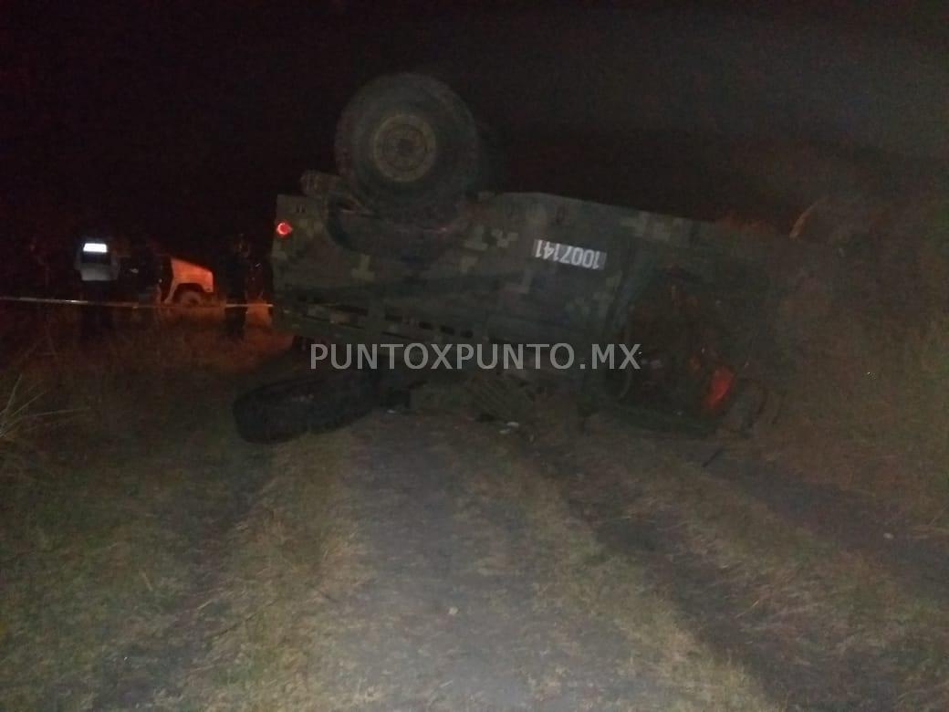 MUERE ELEMENTO DE GUARDIA NACIONAL EN ACCIDENTE, HAY 6 HERIDOS