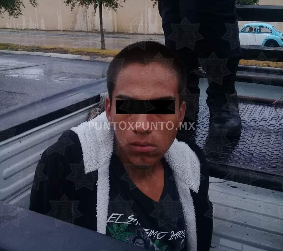 POR ROBO A CASA HABITACIÓN LO DETIENE LA POLICÍA DE CADEREYTA.