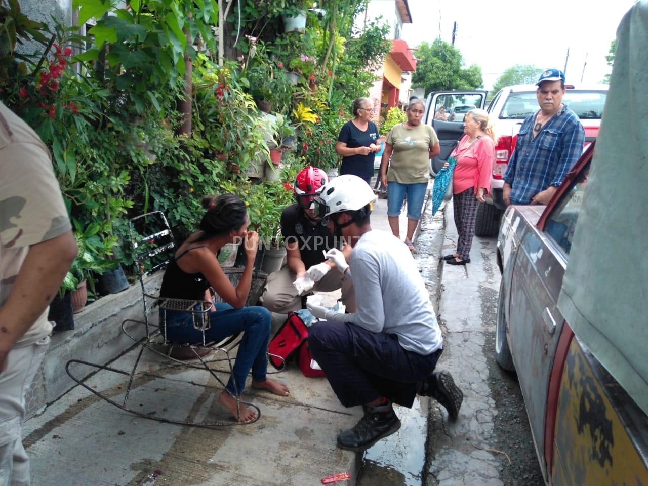 FLAMAZO PROVOCA HERIDA A MUJER MIENTRAS COCINABA EN ALLENDE.