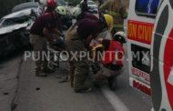 PERSONAS HERIDAS EN ACCIDENTE VIAL EN CARRETERA NACIONAL EN MONTEMORELOS.