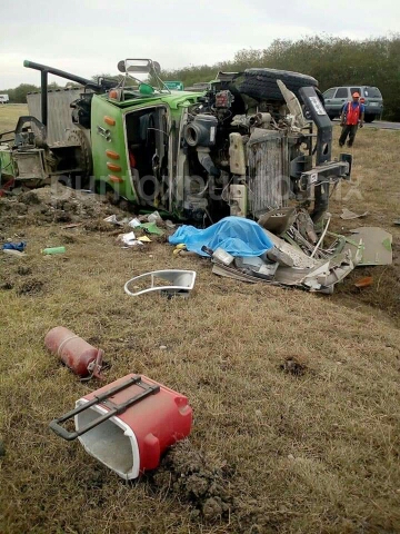 MUERE CHOFER DE GRUA EN CADEREYTA.