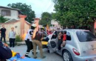 CHOQUE EN CRUCE DE CALLES EN MONTEMORELOS REPORTAN PERSONAS LESIONADA.