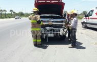 CHOQUE ENTRE DOS VEHÍCULOS EN LINARES, REPORTAN UN LESIONADO.