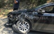 CHOQUE EN CARRETERA QUE DIRIGE A COLA DE CABALLO EN SANTIAGO.