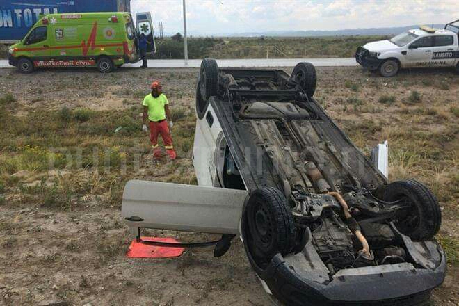 DOS LESIONADOS EN VOLCADURA EN GALEANA.