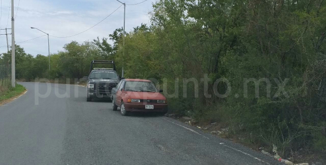 INVESTIGA FUERZA CIVIL VEHICULO ABANDONADO EN MONTEMORELOS.