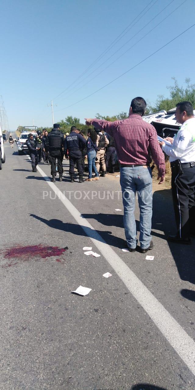 MUERE ELEMENTO MUNICIPAL DE CADEREYTA TRAS ACUDIR A REPORTE DE ROBO, DONDE CHOCAN DOS PATRULLAS.