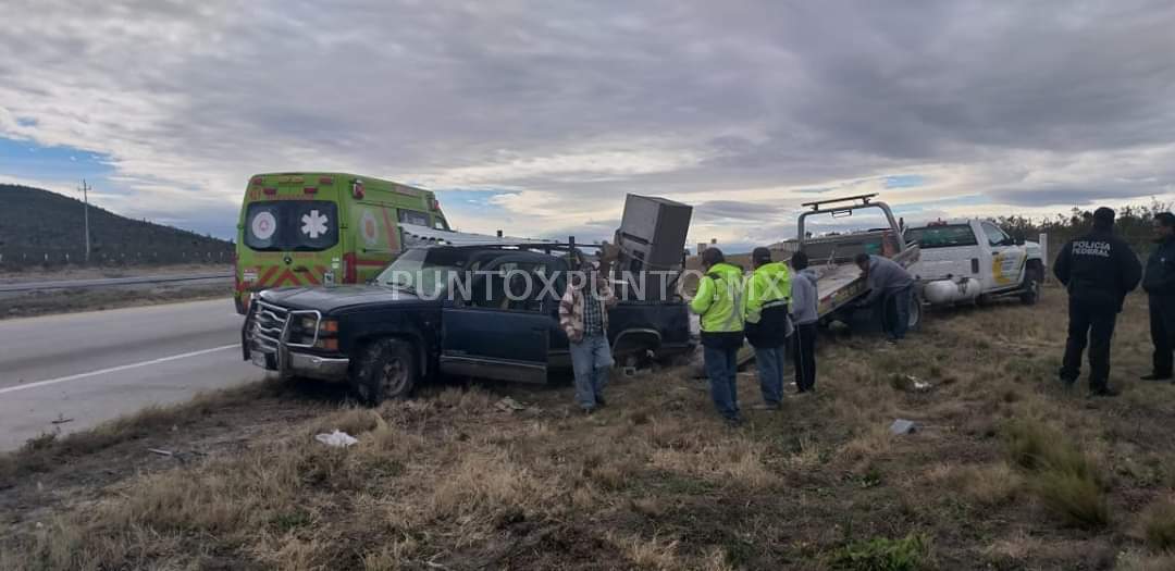 CUATRO PERSONAS LESIONADAS EN VOLCADURA AL SUR DEL ESTADO EN GALEANA.