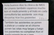 DENUNCIAN DERECHOHABIENTES DESABASTO DE MEDICAMENTO EN IMSS DE LA REGION