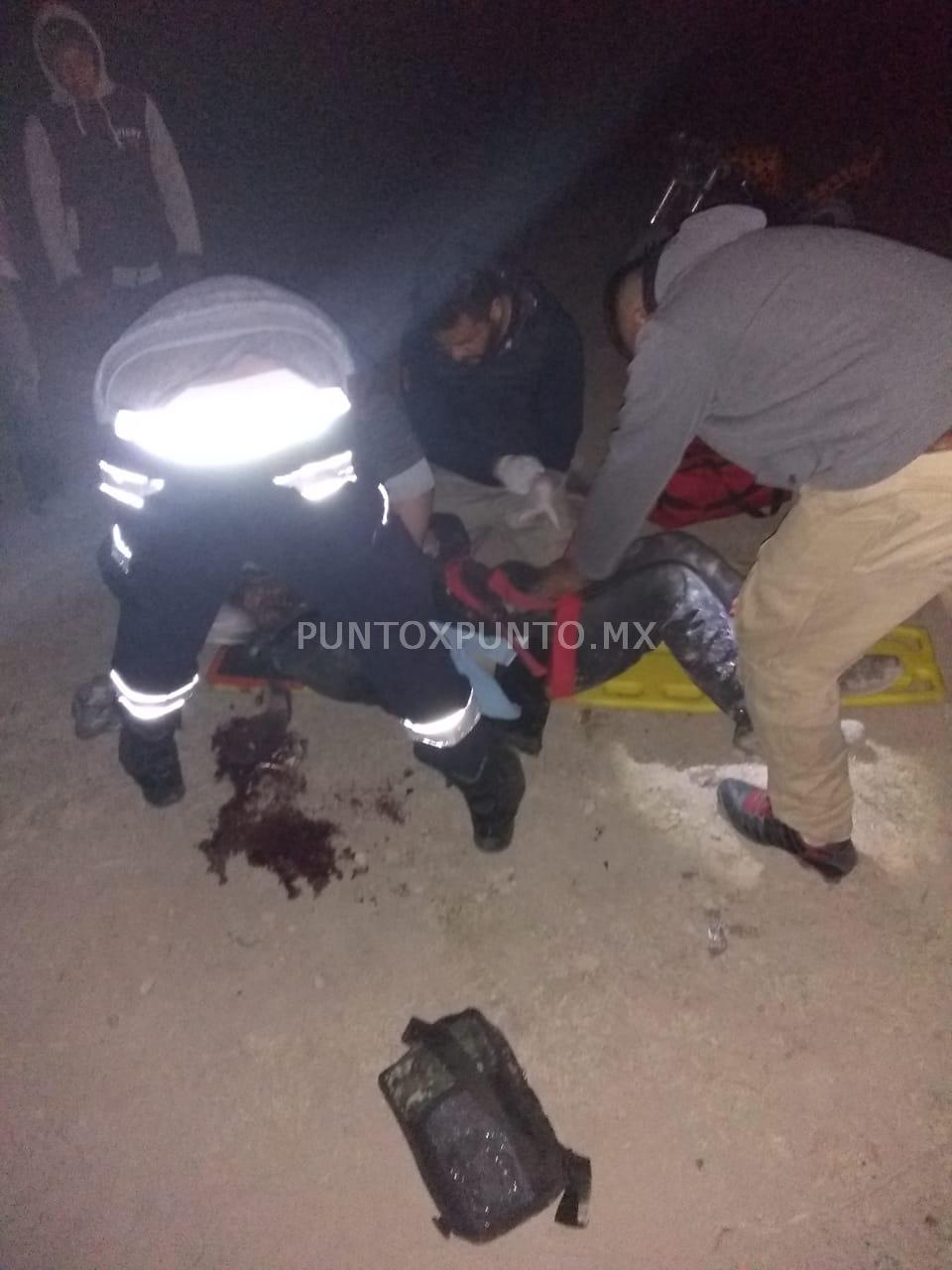 HOMBRE HERIDO ES ENCONTRADO EN UNA CARRETERA DE ARAMBERRI.