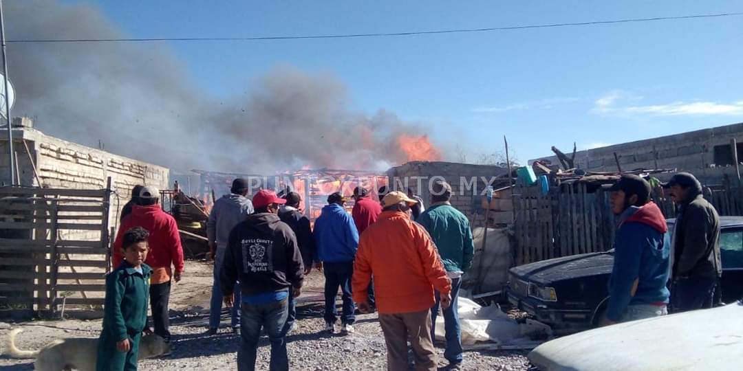 FUEGO TERMINA CON LA VIVIENDA AL SUR DEL ESTADO.