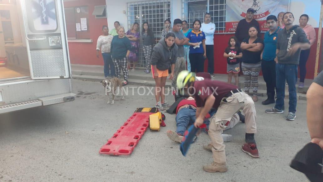 CHOQUE ETRE CICLISTA Y CAMION DE GASERA EN MONTEMORELOS, REPORTAN PERSONA LESIONADA.