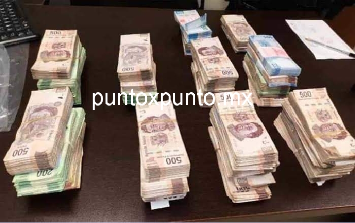 ASEGURA GUARDIA NACIONAL 800MIL PESOS AFUERA DE PEMEX EN CADEREYTA