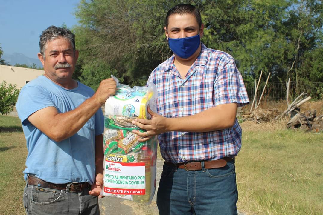 ALCALDE DE HUALAHUISES ENTREGA APOYO EN COMUNIDADES.