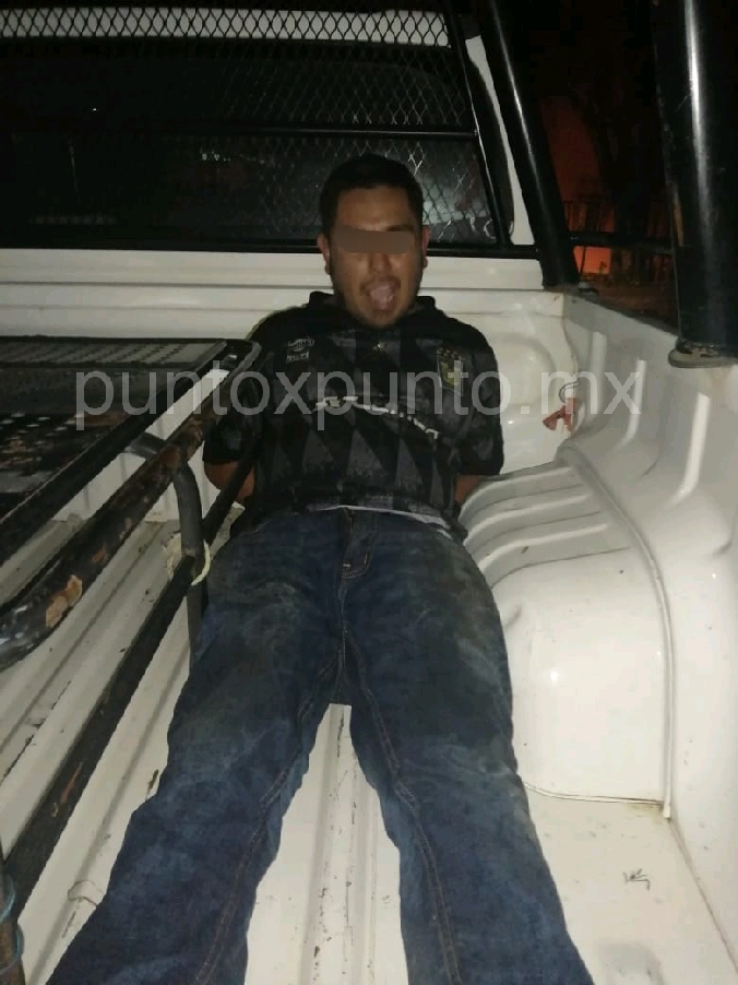 EN PERSECUCION LA POLICIA DE LINARES RECUPERA CAMIONETA ROBADA, DETIENE UNA PERSONA.