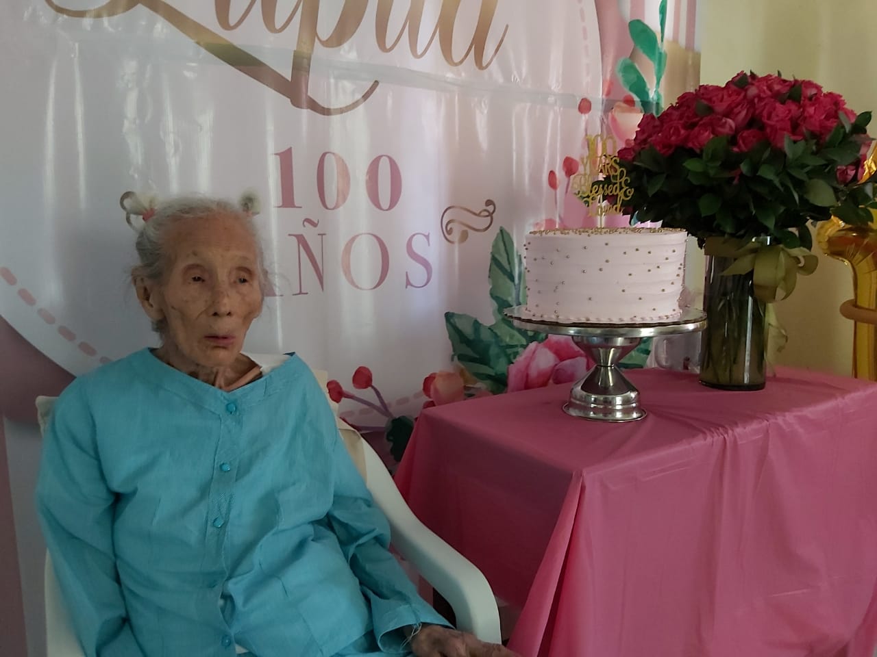 FESTEJAN 100 AÑOS DE VIDA, DOÑA LUPITA HABITANTE DE MONTEMORELOS