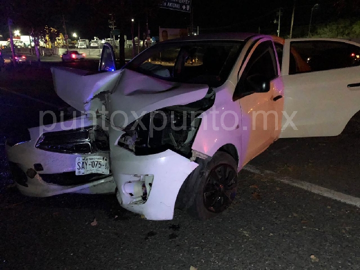 ACCIDENTE VIAL EN CARRETERA NACIONAL EN ALLENDE.