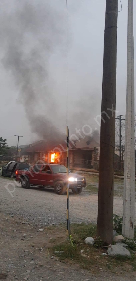 INCENDIO EN LA ANTIGUA ESTACIÓN DEL TREN EN MONTEMORELO.