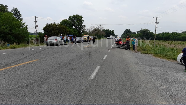 ACCIDENTE VIAL EN CARRETERA CHINA GENERAL TERAN, REPORTAN PERSONA LESIONADA.