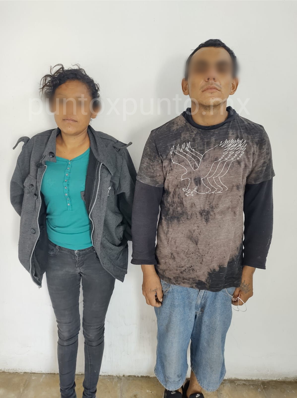 DETIENEN EN LINARES A PAREJA, POR IR CARGADOR ARTICULOS DE VALOR, QUE RESULTARON DE ROBO.