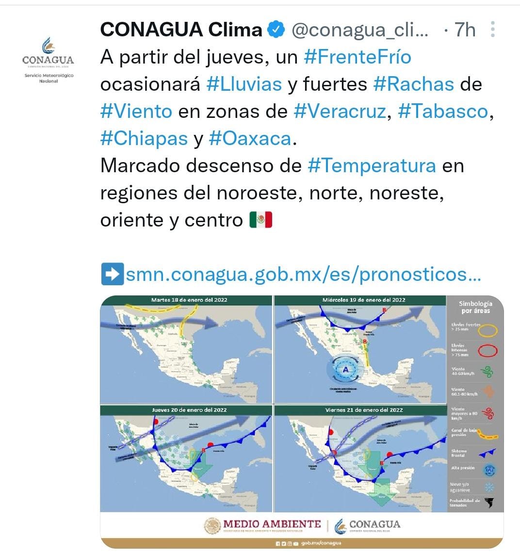 POSIBLES NEVADAS O CAIDA DE AGUA NIEVE EN PARTES MONTAÑOSAS ESTE PRÓXIMO JUEVES Y VIERNES EN NUEVO LEÓN.