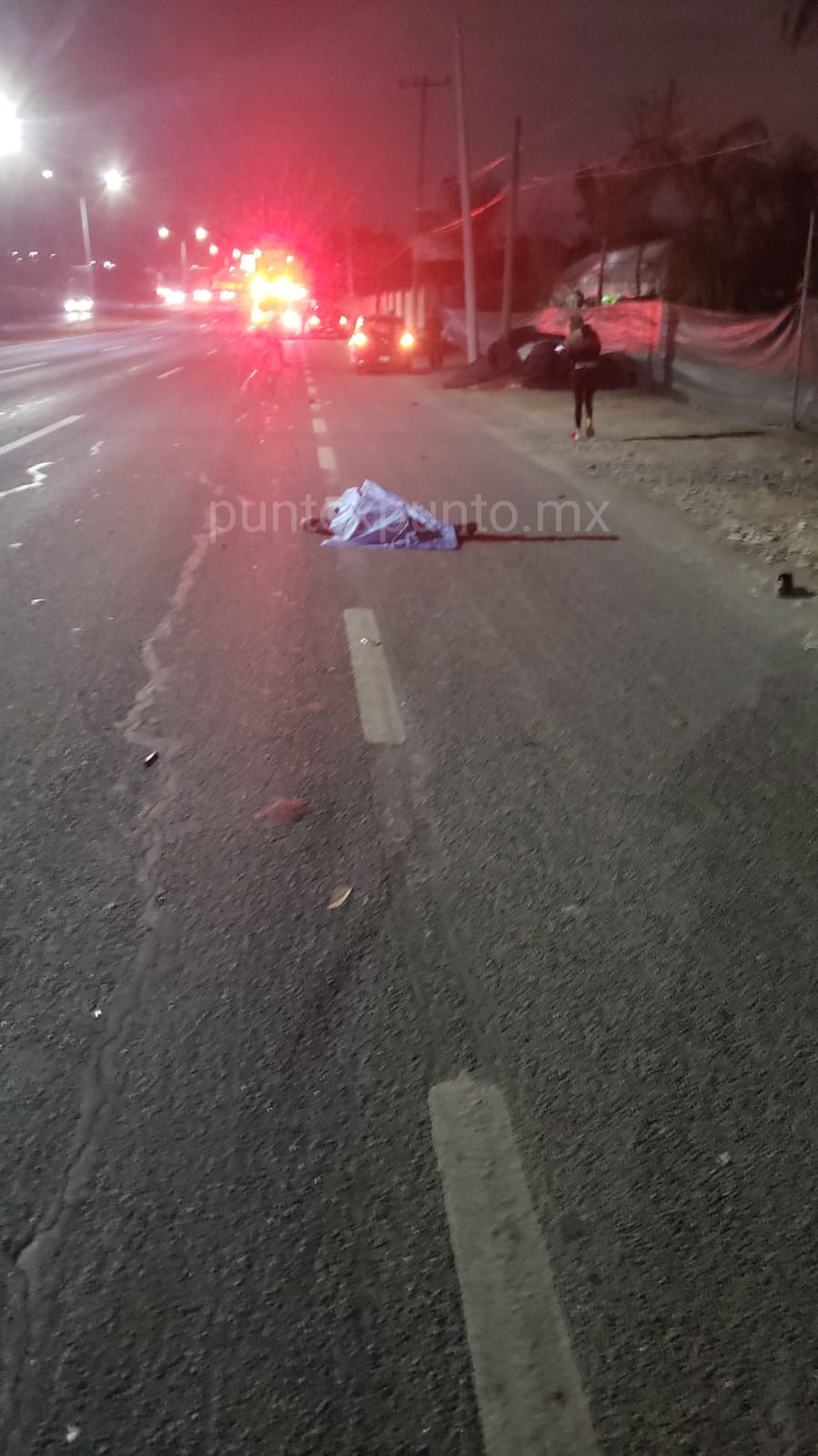 MUERE MOTOCICLISTA EN CARRETERA NACIONAL EN SANTIAGO.