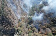 OTRO INCENDIO FORESTAL EN SANTIAGO MOVILIZAN A PROTECCIÓN CIVIL DEL ESTADO.