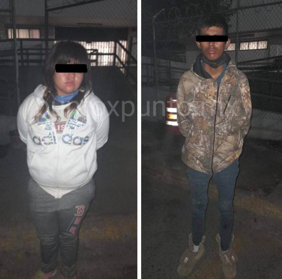 POLICÍA DETIENE A DOS Y LOS CONSIGAN POR POSESIÓN DE DROGA.