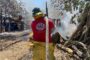 CONTROLA PROTECCIÓN CIVIL EN ALLENDE INCENDIO DE PASTIZAL.