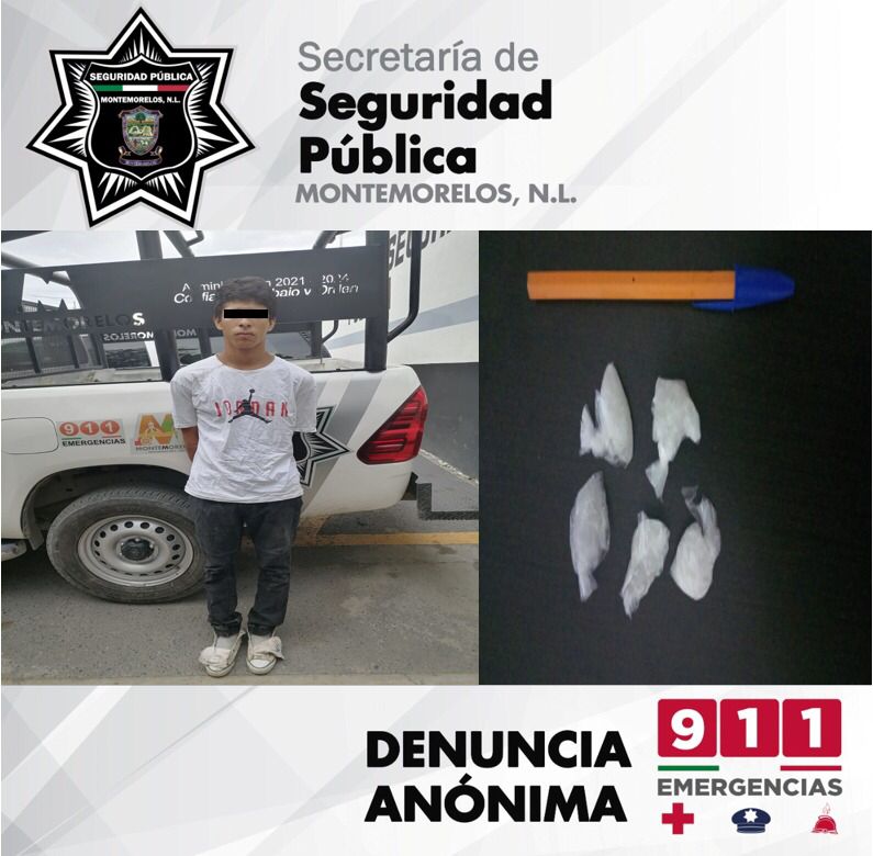 DETIENE POLICÍA A JUANITO PISTOLAS, LE ENCUENTRAN DROGA.