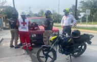 ACCIDENTE VIAL EN GENERAL TERÁN, CHÓFER DE CAMIÓN ESCAPA.