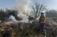 INCENDIO DE PASTIZAL MOVILIZA A PROTECCIÓN CIVIL EN GENERAL TERÁN.