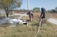 INCENDIO EN GENERAL TERÁN DE PASTIZAL.