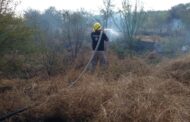 CONTROLAN INCENDIO DE PASTIZAL EN GENERAL TERÁN.