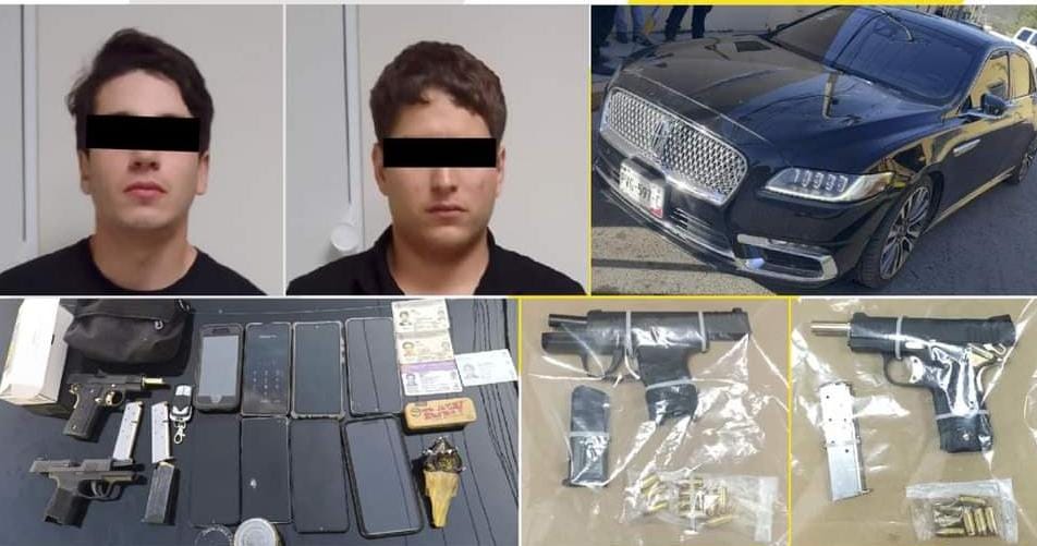 DETIENEN EN SANTIAGO A DOS ESTUDIANTES ARMADOS Y CON DROGA.