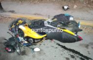 CHOQUE ENTRE CAMIONETA Y MOTOCICLISTA TERMINA EN RIÑA, MENOR ES ATACADO CON MACHETE.