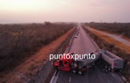 ACCIDENTE DE TRÁILER EN CARRETERA NACIONAL.