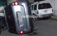 VELOCIDAD, ORIGINÓ CHOQUE Y VOLCADURA EN LINARES.