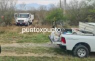 ASEGURAN TOMA CLANDESTINA EN MONTEMORELOS, RETIENEN CAMIÓN Y RETROEXCAVADORA.